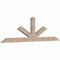 Ekena Millwork Saratoga Smooth Timber Gable Bracket, Douglas Fir, 108"W x 31 1/2"H x 3 1/2"D x 5 1/2"F, 7/12 Pitch GBW108X31X0406SAR00SDF - alternate 3